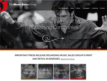 Tablet Screenshot of musicsales.com